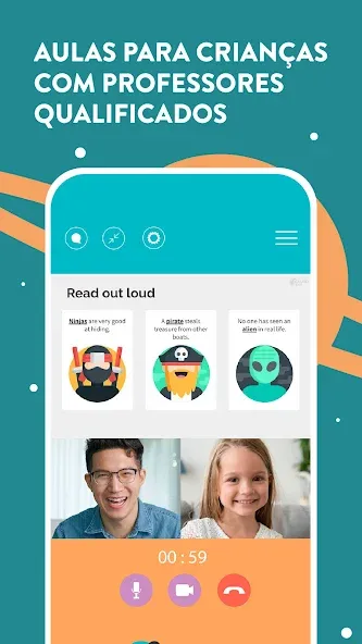Cambly Kids: Aulas de Inglês screenshot 1
