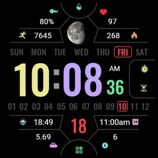 ZKinWatch Clarity Large Number screenshot 7