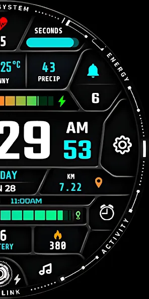 Cipher 0̸x Mission Watch Face screenshot 3