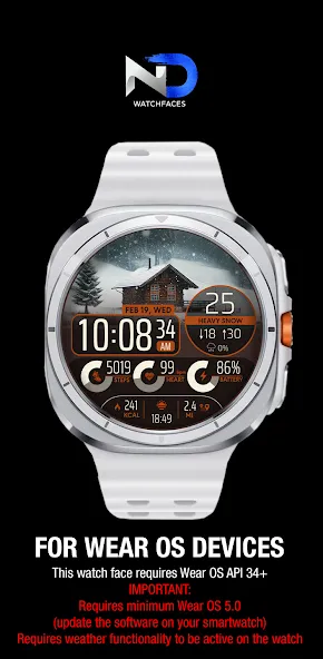 Weather Watchface — NDW067 screenshot 6