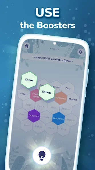 Hexa Words: Sort Associations screenshot 5