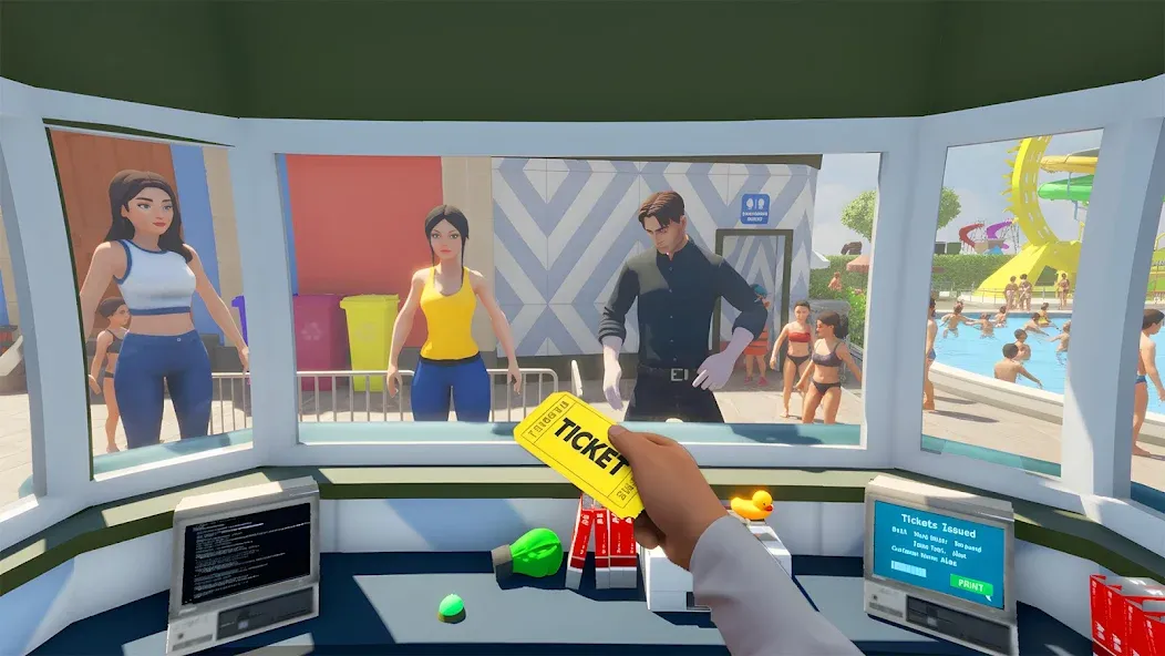 Waterpark Fun Manager Game 3D screenshot 6
