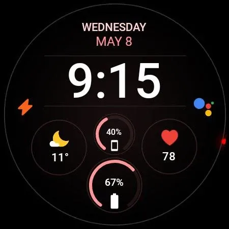 Night 61 - watch face screenshot 22