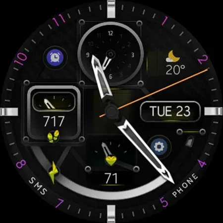 Dream 104 Analog Watch Face screenshot 10