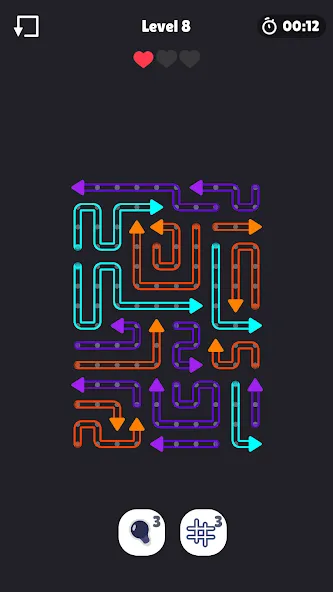 Neon Arrow Escape screenshot 1