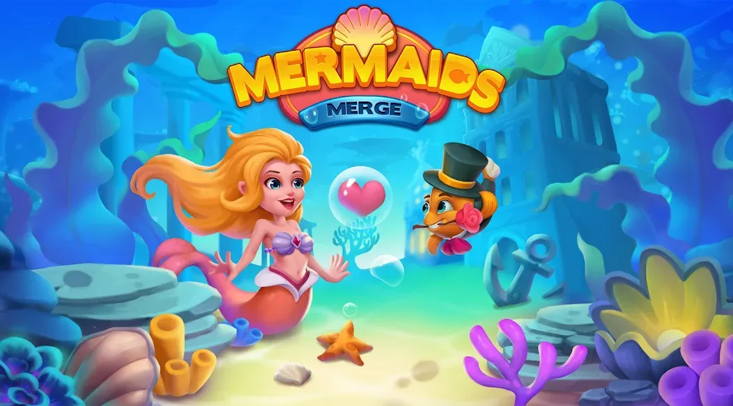 Merge Mermaids-magic puzzles screenshot 6