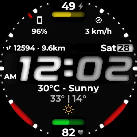 Watch Face CUE157 screenshot 10