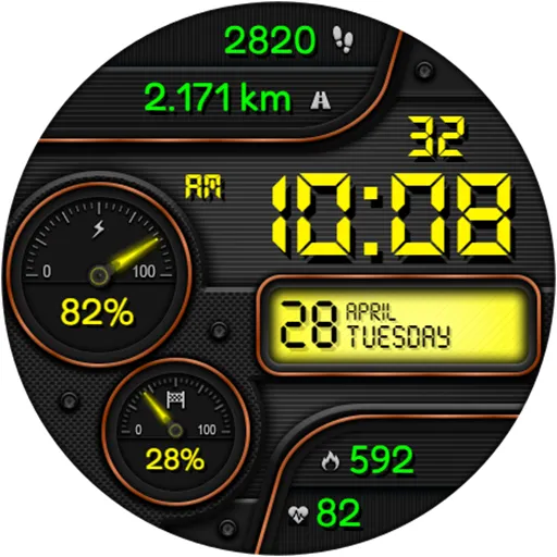 DIGI WAXARAT CTS90 Watch face screenshot 18