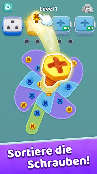Screw Jam: Schrauben Puzzle screenshot 1