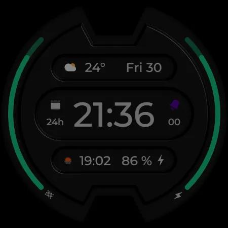 DADAM56: Digital Watch Face screenshot 24