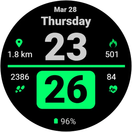 Digital Nox321 Watch Face screenshot 17