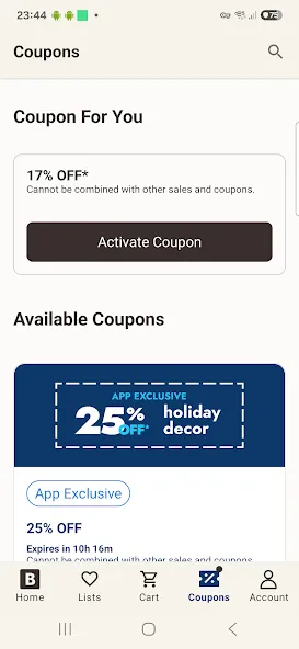 Bed Bath & Beyond screenshot 3