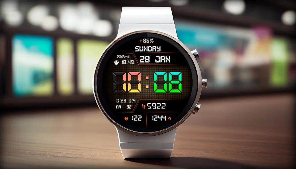 DIGI SARUMI URX74 Watch face screenshot 2