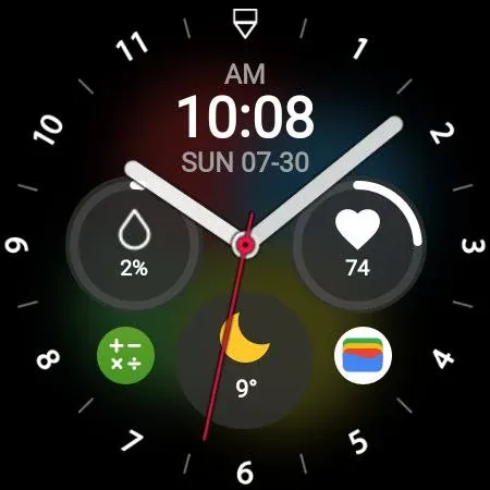 Nighty Hybrid 02 - watch face screenshot 22