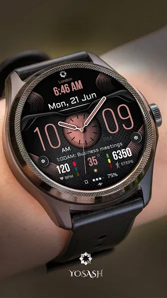H385 Hybrid Watch Face screenshot 4