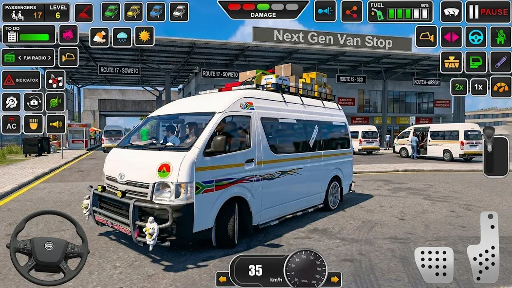 City Van Driving Simulator 3D screenshot 2