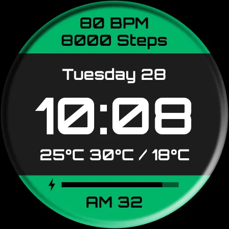 DADAM112: Digital Watch Face screenshot 27