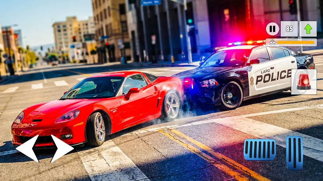 Police Car Escape Cop Chase 3D screenshot 1