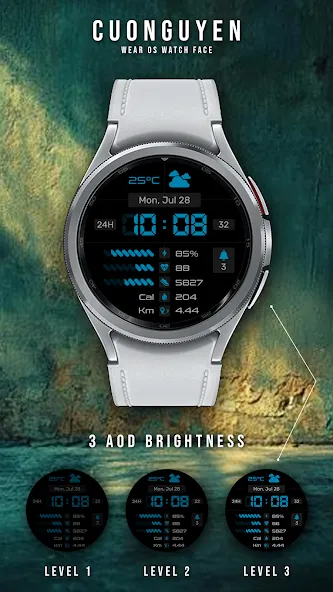 Watch face CNW-44 screenshot 2
