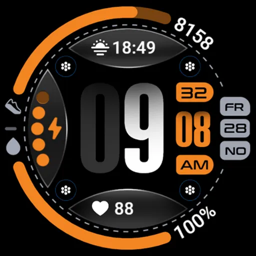 OMG 422 - Digital Watch Face screenshot 27