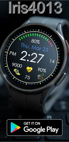Iris4013 Digital Watch Face screenshot 6