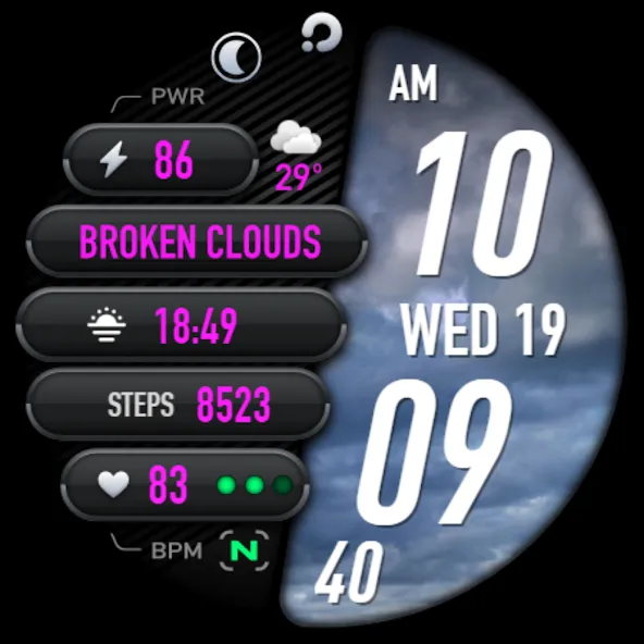 PRADO 22 Weather Watch Face screenshot 11
