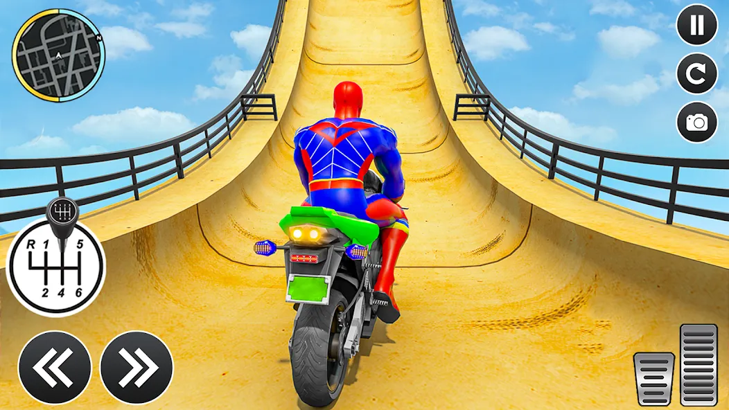 GT Mega Ramp Bike Stunt Game screenshot 2