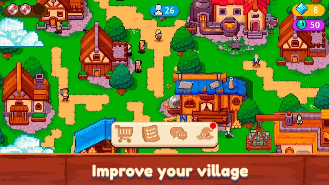 Idle Town Master - Pixel Game screenshot 2