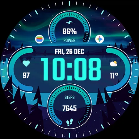 TVV Winter 2 Watch Face screenshot 8