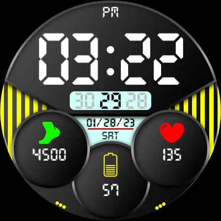 Key018 Digital Watch Face screenshot 25