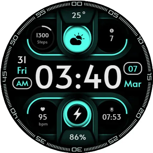Fancy Digital Watch Face screenshot 22