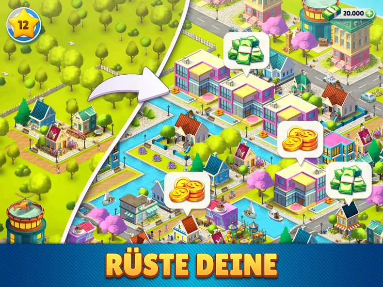 Cozy Town: Gestalte, Entspanne screenshot 23