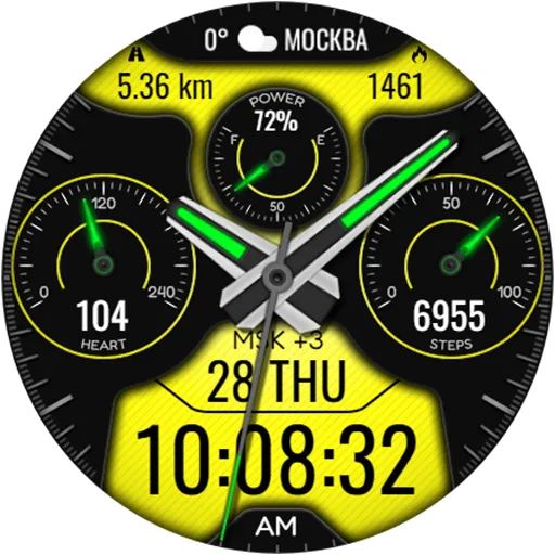 Hybrid KARATUN Watch face screenshot 21
