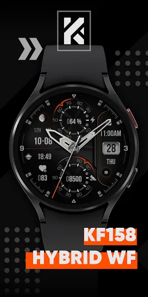 KF158 Watch face screenshot 1