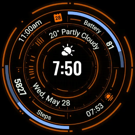 Digital Watchface D3 screenshot 23