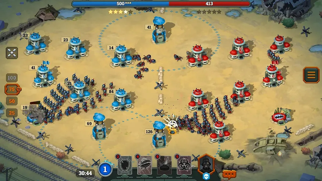 Bunker Wars: Jogo RTS screenshot 7