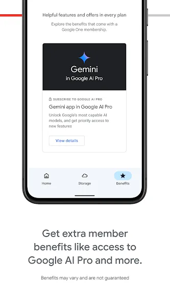 Google One screenshot 4