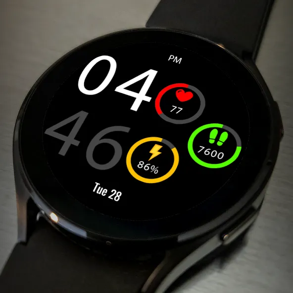 Key043 Digital Watch Face screenshot 3