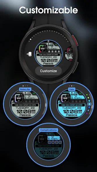 PRADO 03 Digital Watch Face screenshot 3