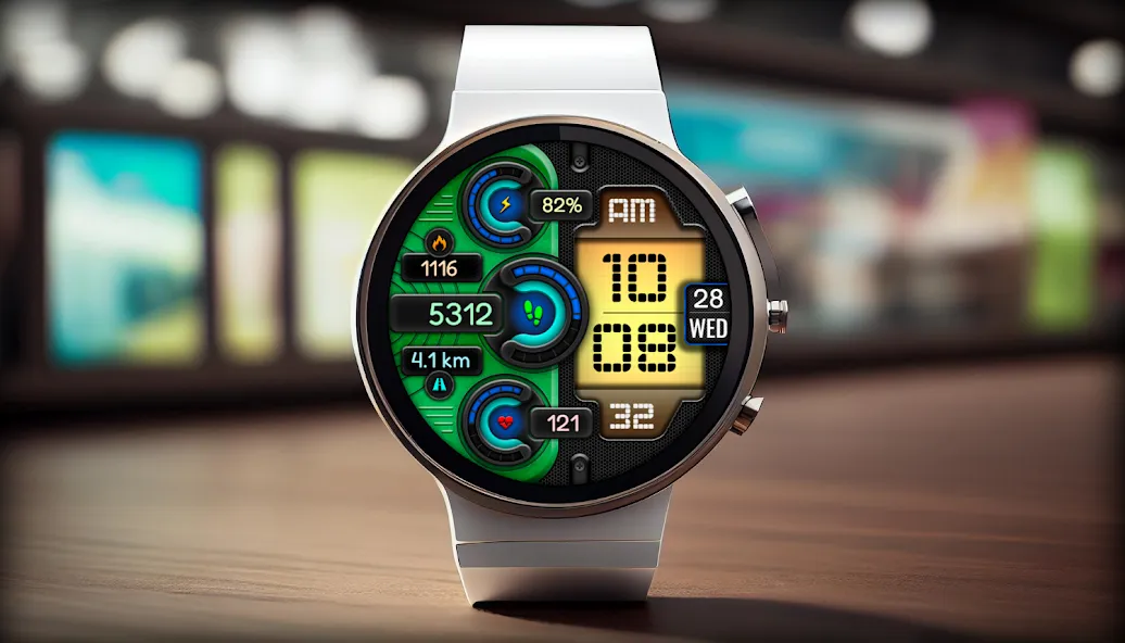 Digital DUBAS URX22 Watch face screenshot 3