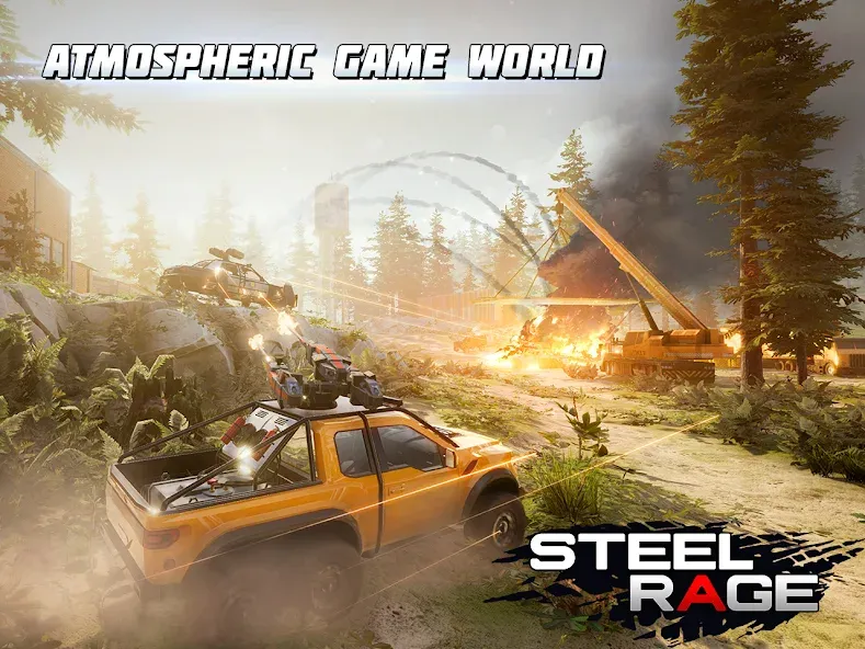 Steel Rage: Mech Cars PvP War screenshot 9