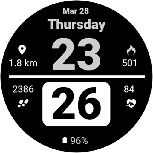 Digital Nox321 Watch Face screenshot 14