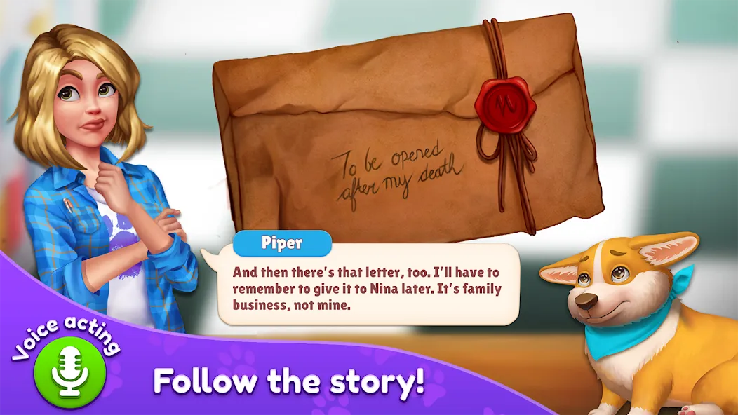 Piper's Pet Cafe - Solitaire screenshot 3