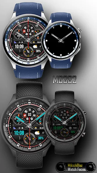 Hybrid Watch Face MB382 screenshot 4