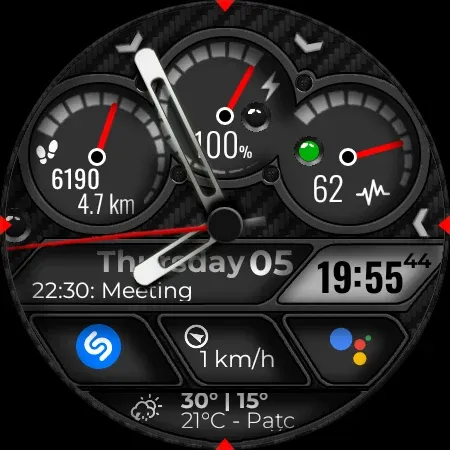 Digital Watch Face CUE103 screenshot 10