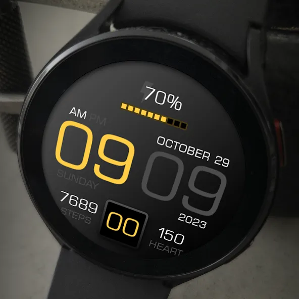 Key083 Digital Watch Face screenshot 8