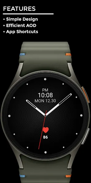 Night ver 60 - watch face screenshot 2