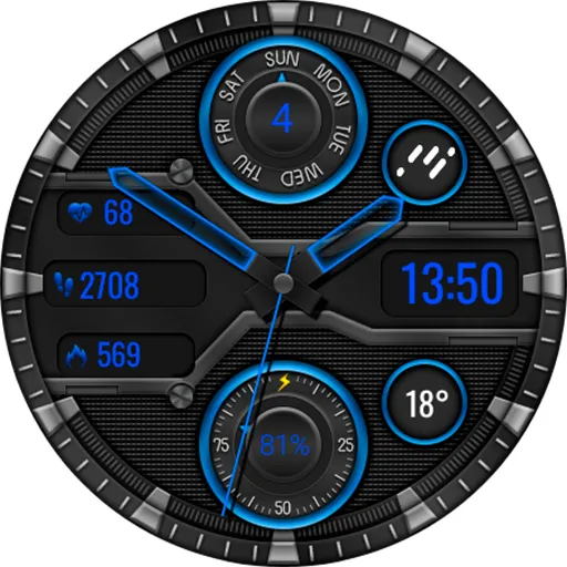 Hibrid Nezer Watch Face screenshot 15