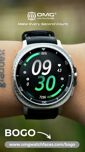 OMG 444 - Big Digital Watch screenshot 5