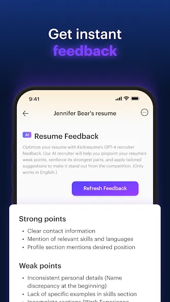 Kickresume: AI Resume Builder screenshot 6